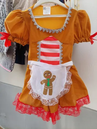 Disfraz Galleta Jengibre 3-4 años
