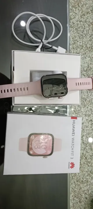 Huawei Watch Fit 3 Rosa/Plata