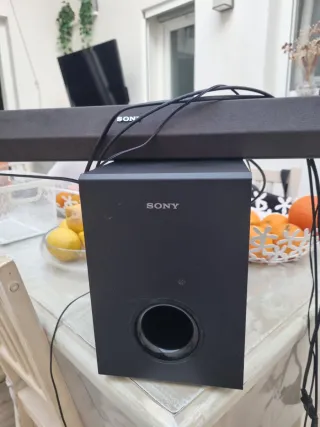 Barra de Sonido Sony con Subwoofer Negro