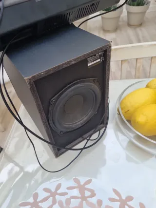 Barra de Sonido Sony con Subwoofer Negro