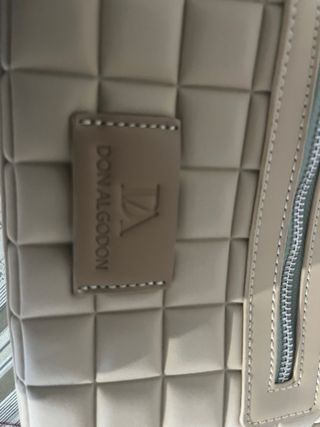 Bolso Don Algodón Beige Acolchado