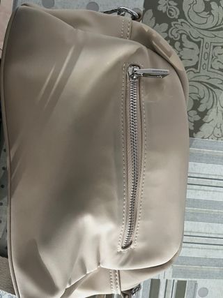 Bolso Don Algodón Beige Acolchado
