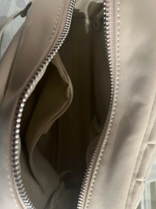 Bolso Don Algodón Beige Acolchado