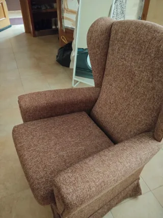 Poltrona relax marrone 75x72 cm