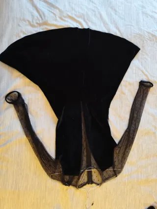 Vestido mini fiesta terciopelo plumeti