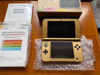 Nintendo 3DS XL Dorada + Accesorios