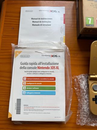 Nintendo 3DS XL Dorada + Accesorios
