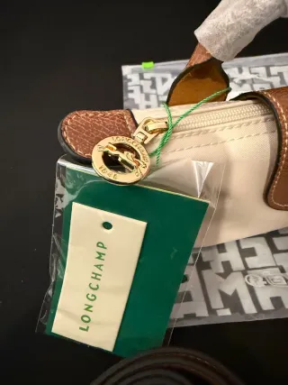 Borsa Longchamp Mini Nuova con Tracolla e Cartelli