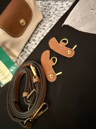 Borsa Longchamp Mini Nuova con Tracolla e Cartelli