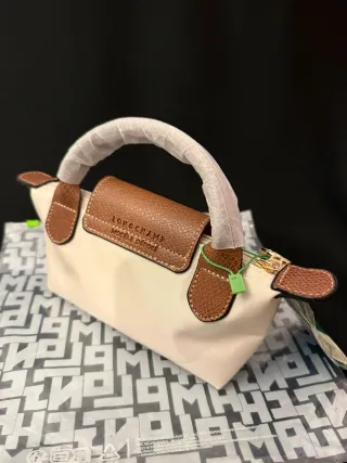 Borsa Longchamp Mini Nuova con Tracolla e Cartelli