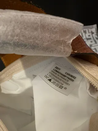 Borsa Longchamp Mini Nuova con Tracolla e Cartelli