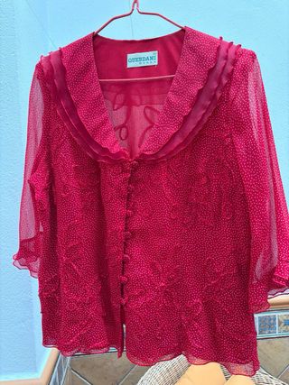 Conjunto fiesta lunares volantes