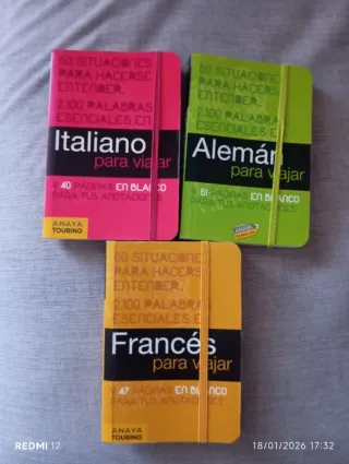 Pak Alemán, Italiano y Francés para viajar.