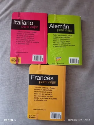Pak Alemán, Italiano y Francés para viajar.