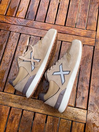 Zapatillas Munich Beige y Marrón