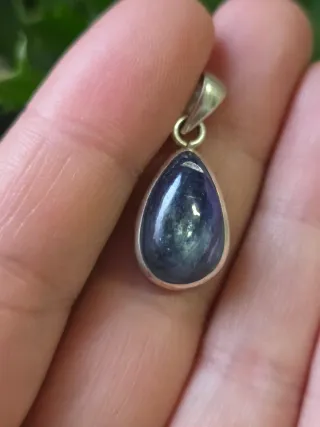 Colgante Plata 925 con Cianita Azul