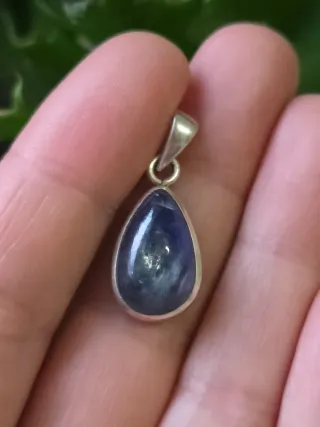 Colgante Plata 925 con Cianita Azul