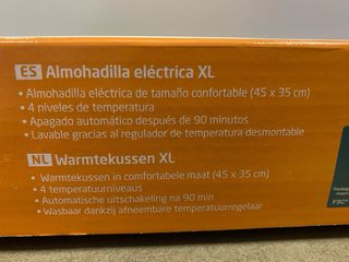 Almohadilla eléctrica Medisana XL
