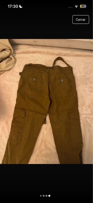 Pantalones cargo Massimo Dutti marrones