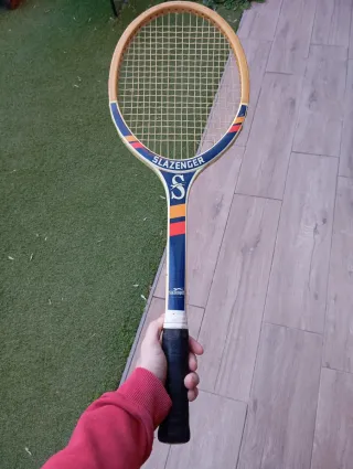 Raqueta de tenis Slazenger retro