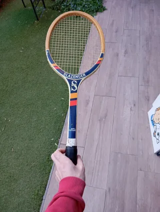 Raqueta de tenis Slazenger retro