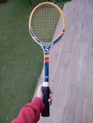 Raqueta de tenis Slazenger retro