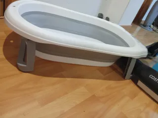 Bañera bebé plegable con cojín