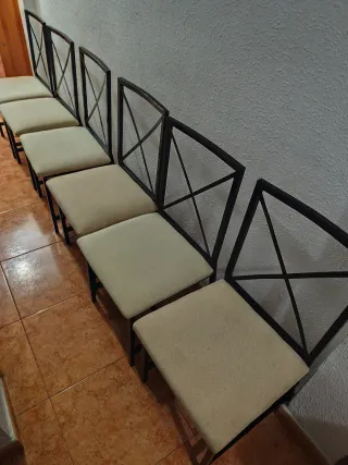 Juego de 6 sillas de comedor