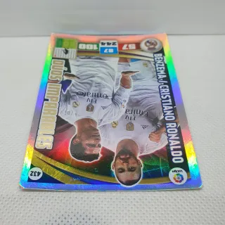 ⚽️ CROMO DE FUTBOL BENZEMA / CRISTIANO RONALDO