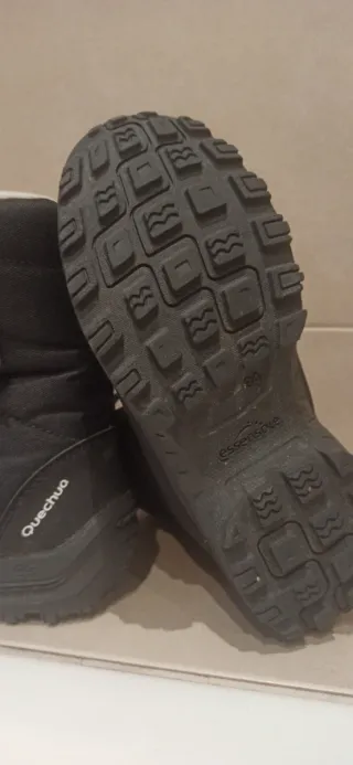 Botas de nieve Quechua negras 34