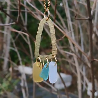 Collar cristal de mar seaglass
