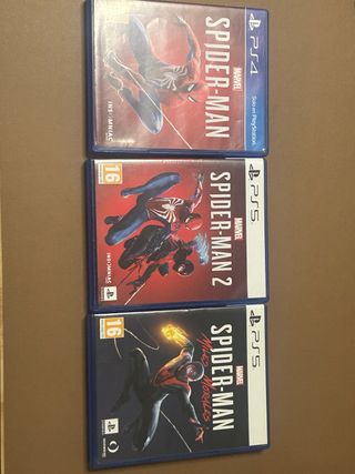 Pack Spider-Man PS4 + PS5 (3 juegos)