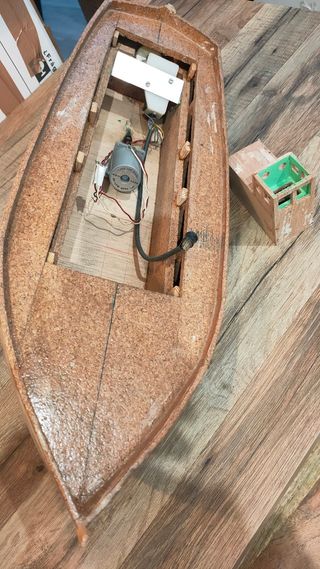 CASCO DE BARCO ARTESANAL