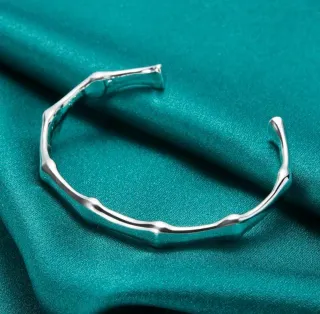 Pulsera Plata 925 Diseño Orgánico