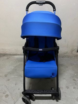 Silla de paseo bebé azul