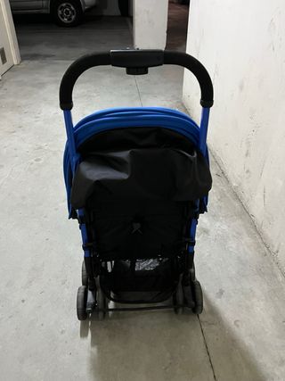 Silla de paseo bebé azul