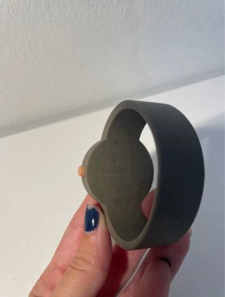 Reloj correa silicona oro verde