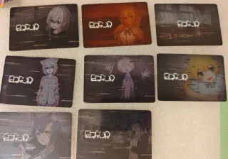 Set carte Hololive VTuber lot card bandai
