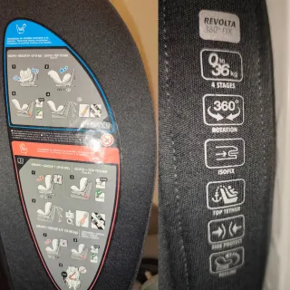 Silla de coche Babyauto Revolta giratoria 360°