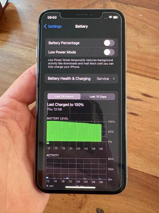 iPhone X Apple Argento/Nero