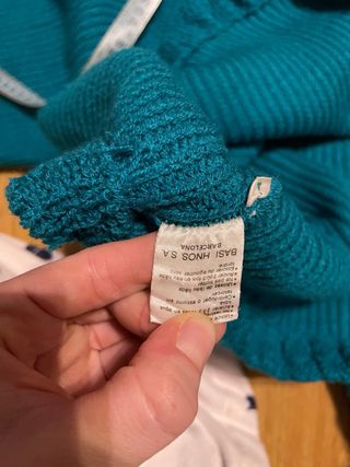 Jersey Lacoste Azul turquesa botones