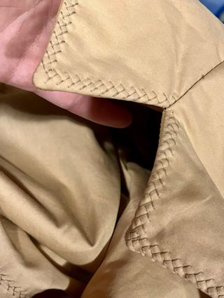 FENDI - Gabardina Vintage Piel/Textil Reversible