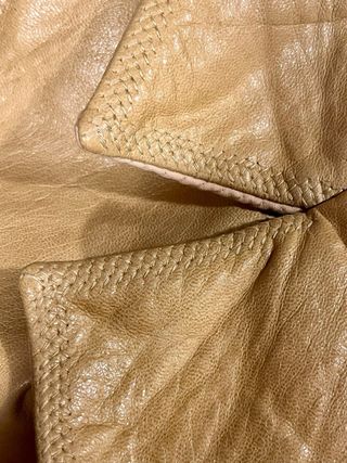 FENDI - Gabardina Vintage Piel/Textil Reversible