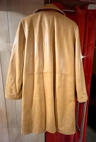 FENDI - Gabardina Vintage Piel/Textil Reversible