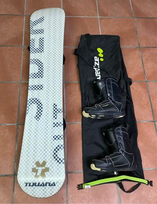 Tabla Snowboard con Botas y Funda