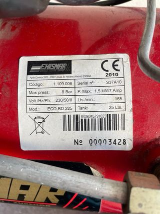 Compresor de aire 25L