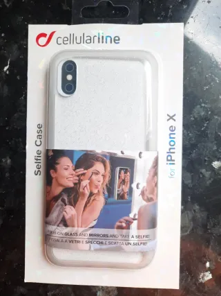 Custodia Selfie Cellularline per iPhone X