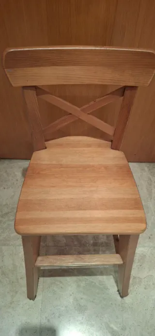 Silla infantil de madera Ikea