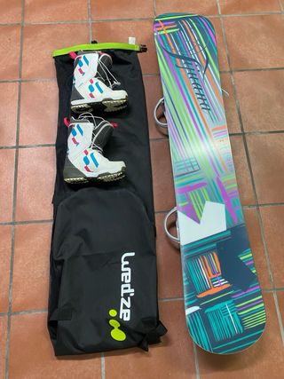Tabla Snow + Botas + Funda