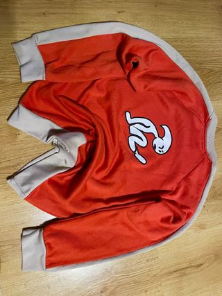 Sudadera El Niño Baggy Fit Naranja Beige